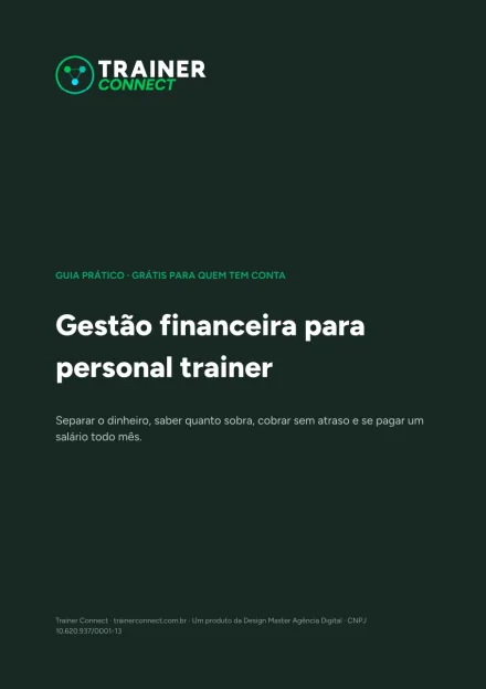 Capa do e-book Gestão financeira para personal trainer